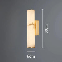 applique murale en marbre naturel avec éclairage moderne décoratif