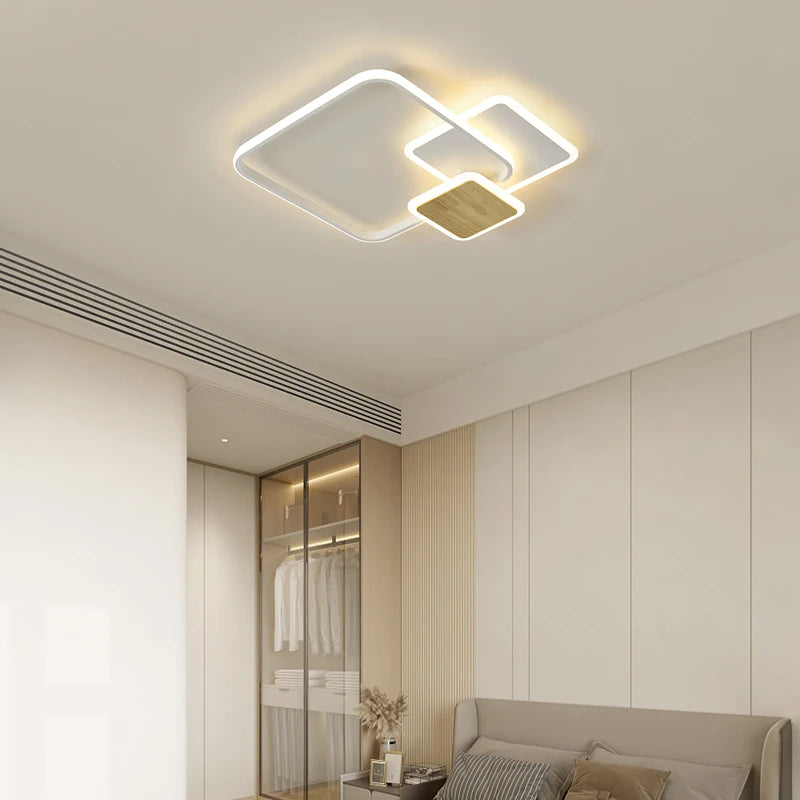 lustre led moderne en acrylique pour éclairage intérieur - vue 3 sur 12