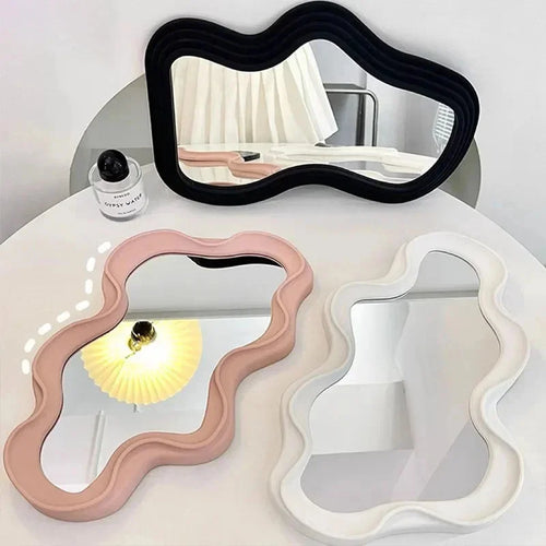 miroir nuage décoratif pour maquillage à suspendre - vue 4 sur 11