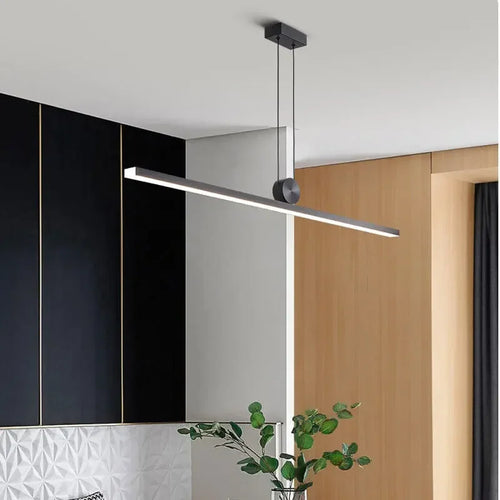 suspension led réglable pour décoration moderne intérieure - vue 3 sur 9