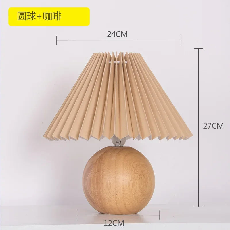 lampe à poser moderne en bois et rotin pour décoration intérieure - vue 5 sur 19