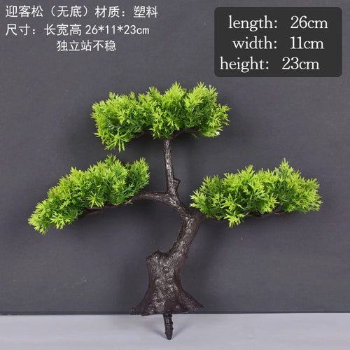 plante artificielle bonsaï en plastique pour décoration intérieure - vue 29 sur 41