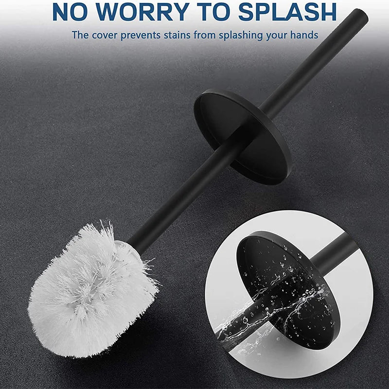 support mural pour brosse de toilette en acier inoxydable durable - vue 5 sur 17
