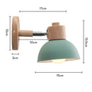 applique murale nordique en bois style mignon et moderne