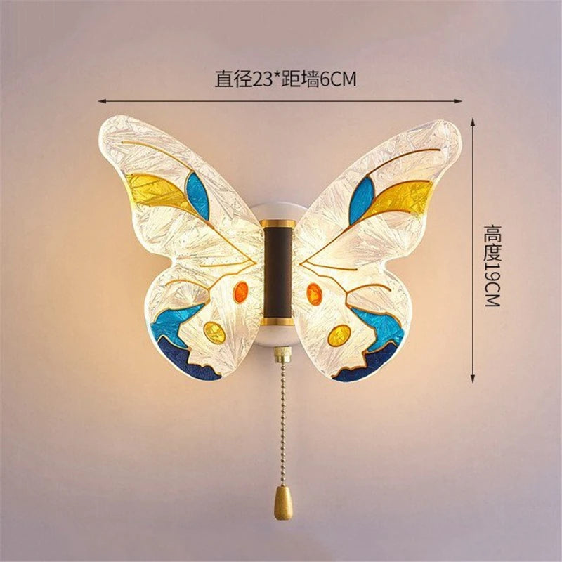 applique murale papillon décorative design nordique pour intérieur moderne - vue 6 sur 7