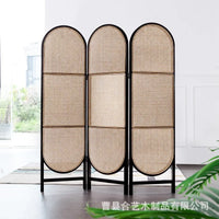 paravent en rotin élégant pour décoration intérieure moderne