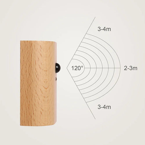 Applique murale LED veilleuse recharge usb sans-fil - vue 3 sur 8