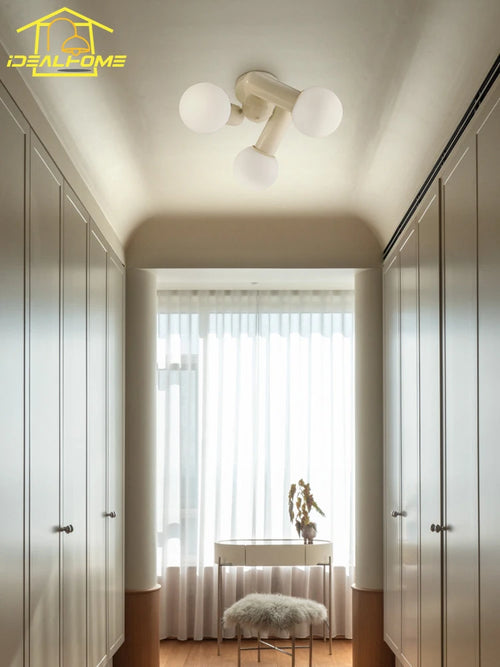 plafonnier led moderne simple pour décoration intérieure chaleureuse - vue 7 sur 7