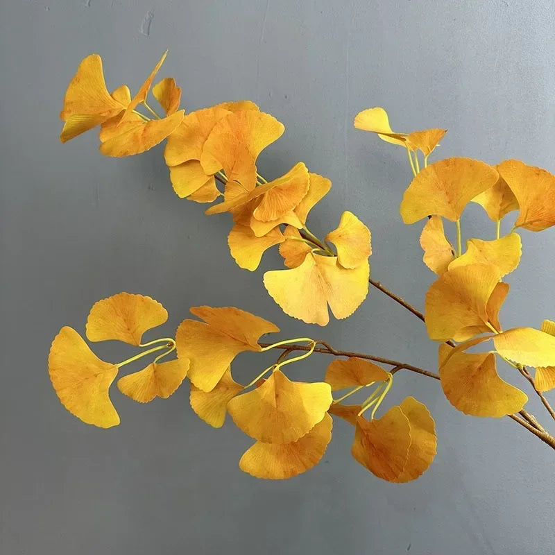 plante décorative ginkgo artificielle à trois fourches pour extérieur - vue 3 sur 6