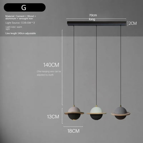 lustre moderne à led design créatif pour enfants - vue 15 sur 15