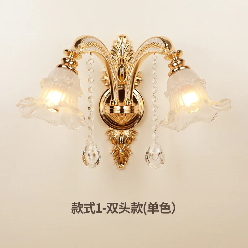 applique murale design nordique en cristal à led pour intérieur - vue 8 sur 10