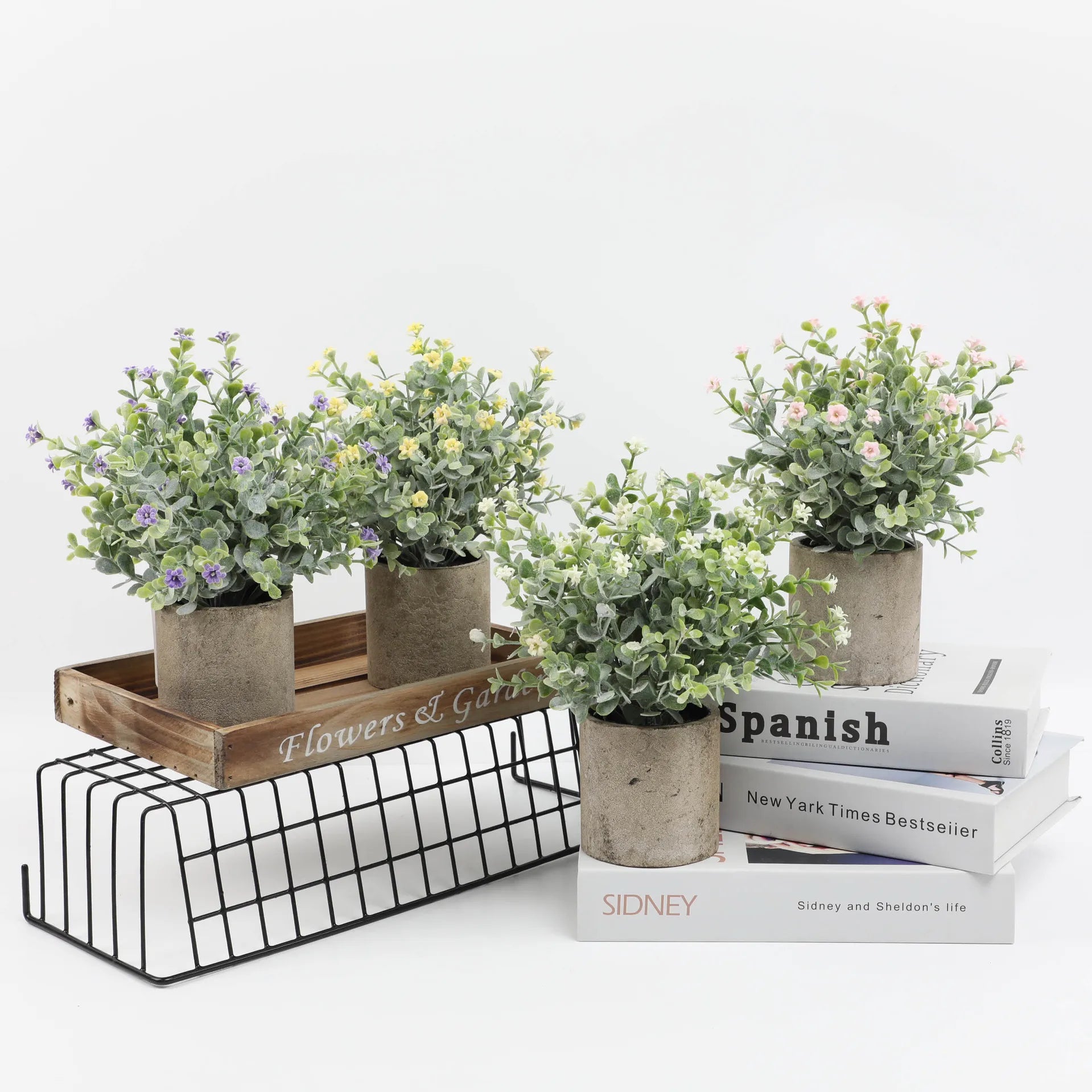 plantes artificielles bonsaï en pot pour décoration intérieure et extérieure - vue 2 sur 7