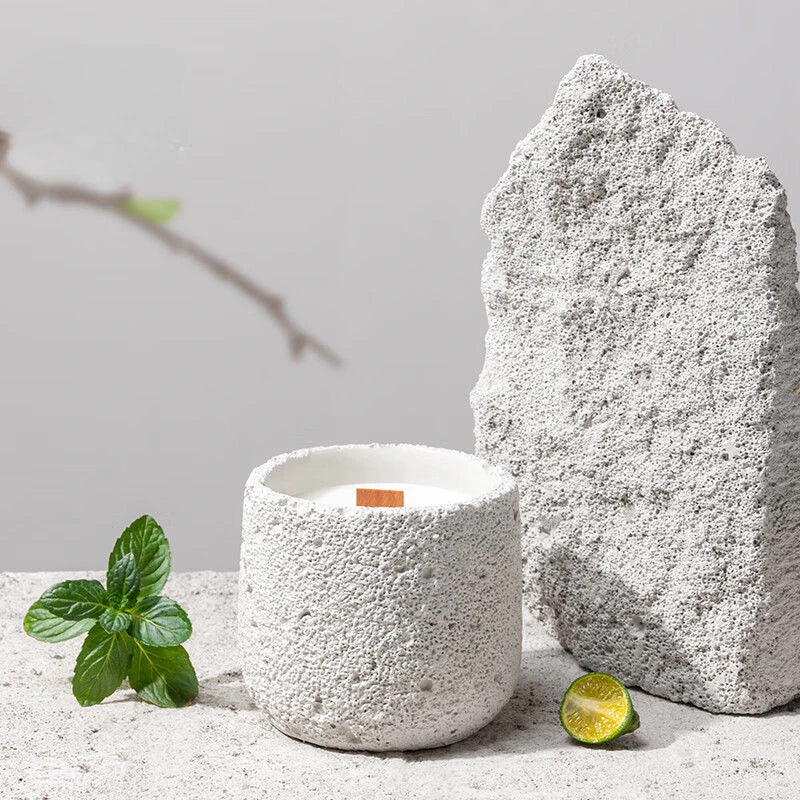 bougie parfumée volcanique française coffret cadeau décoration intérieure Noël - vue 1 sur 7