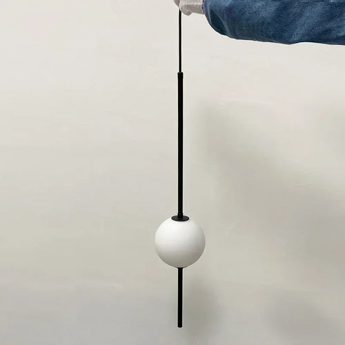 Nordique Simple boule de verre suspension lumières salle à manger chambre décor lampe suspendue Restaurant Bar Suspension lustres éclairage - vue 4 sur 10