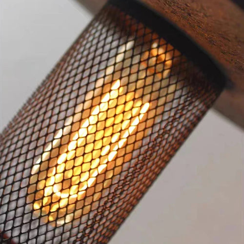 lampe suspendue vintage en ciment pour - vue 6 sur 7