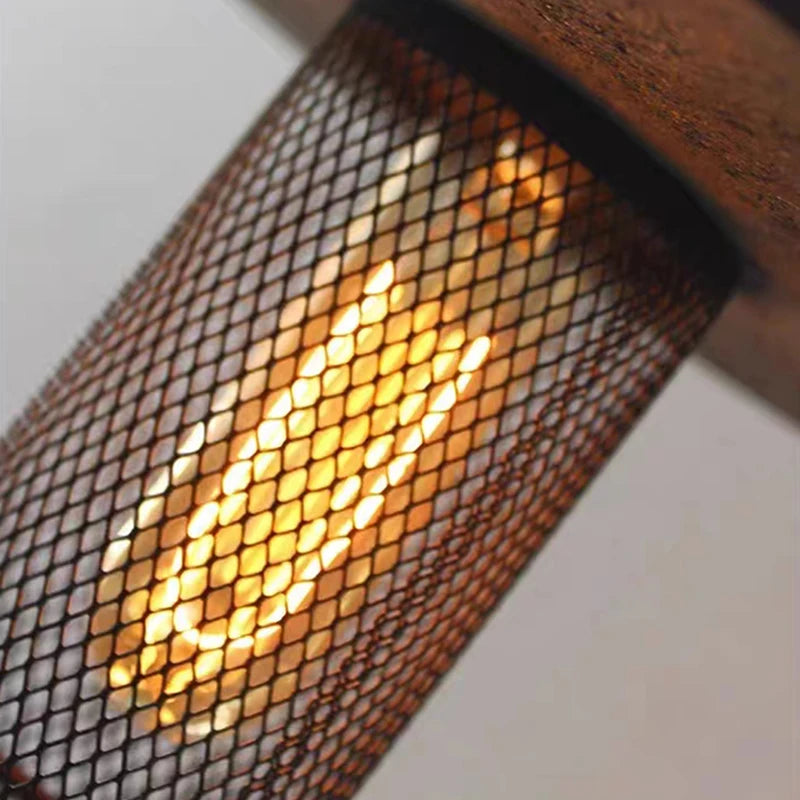 lampe suspendue vintage en ciment pour - vue 5 sur 7