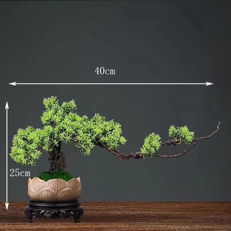 décoration intérieure faux arbre bonsaï style chinois pour un paysage apaisant - vue 20 sur 33