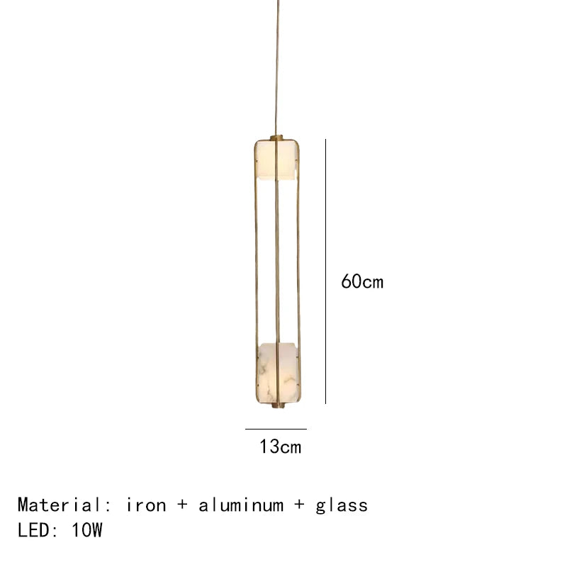 lustre art déco en verre et métal pour hôtel - vue 11 sur 12