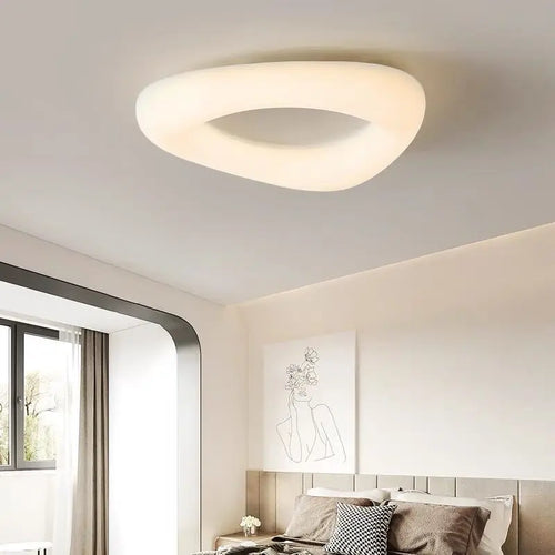 plafonnier led moderne en forme de nuages avec télécommande - vue 3 sur 14