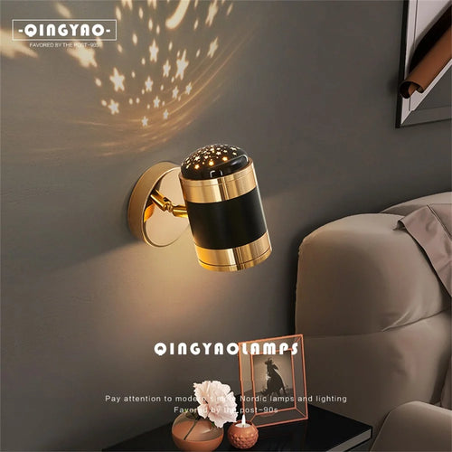 applique murale led rotative moderne lampe de lecture décoration luminaria - vue 5 sur 8