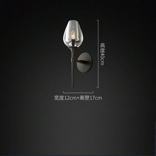 applique murale led en laiton et cristal décorative pour intérieur - vue 10 sur 9