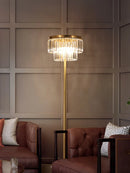 lampe de bureau en cristal de cuivre design moderne luxe