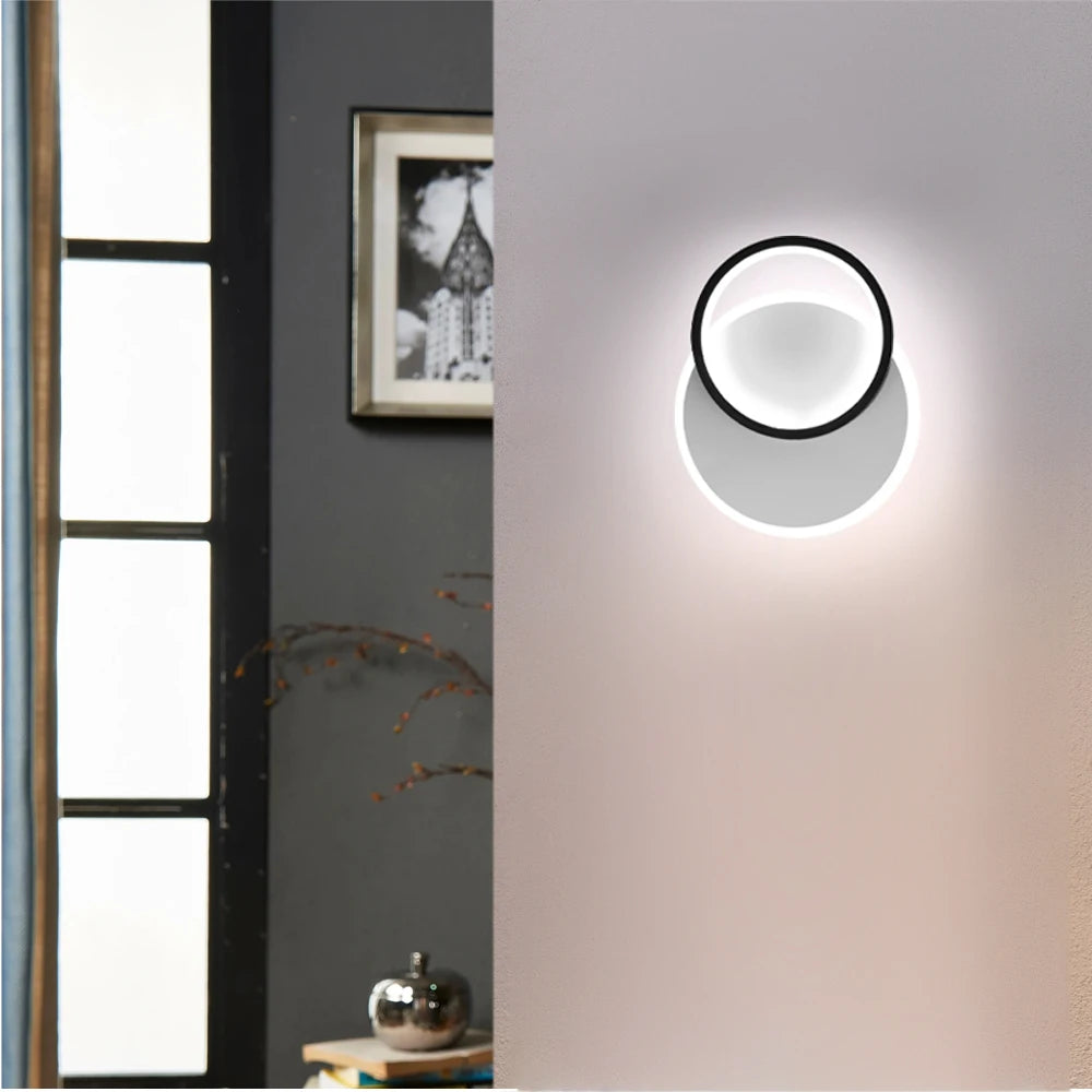 lampe led moderne applique nordique décor intérieur chevet allée salon - vue 5 sur 18