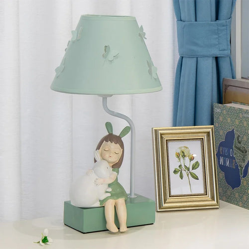 lampe à poser papillon lapin décoration moderne pour chambre - vue 4 sur 8