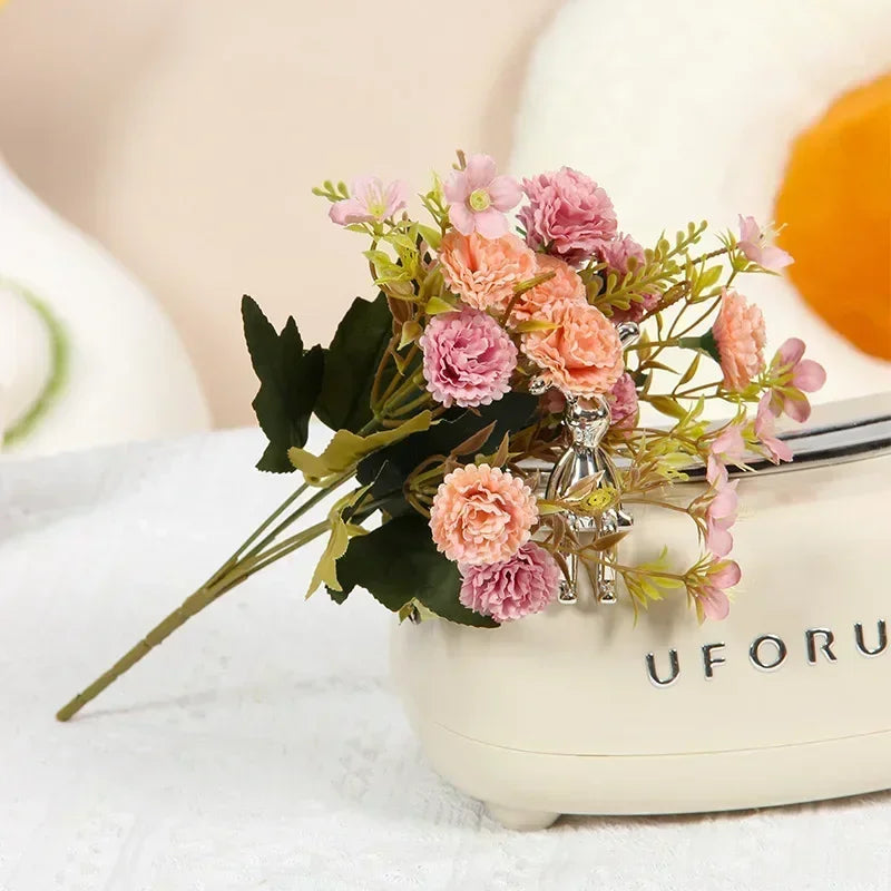 bouquet de lilas artificiels en soie pour décoration florale - vue 4 sur 12