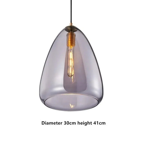 suspension en verre design nordique pour décoration intérieure moderne - vue 14 sur 15