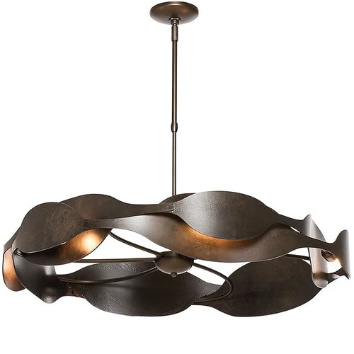 Italian Luxury Pendant Light Living Room Metal Window Artistic Sense Restaurant Hanging Lamp Hotel Lobby LED Lighting Chandelier - vue 2 sur 8
