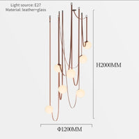 suspension design italien pour un intérieur minimaliste élégant