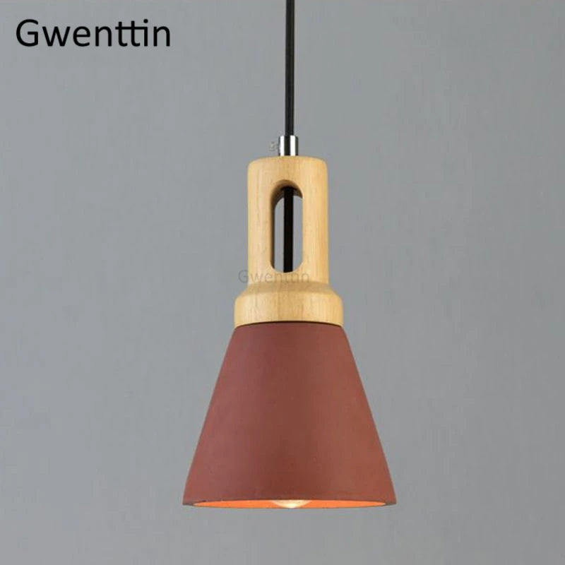 suspension vintage en ciment pour décoration intérieure moderne