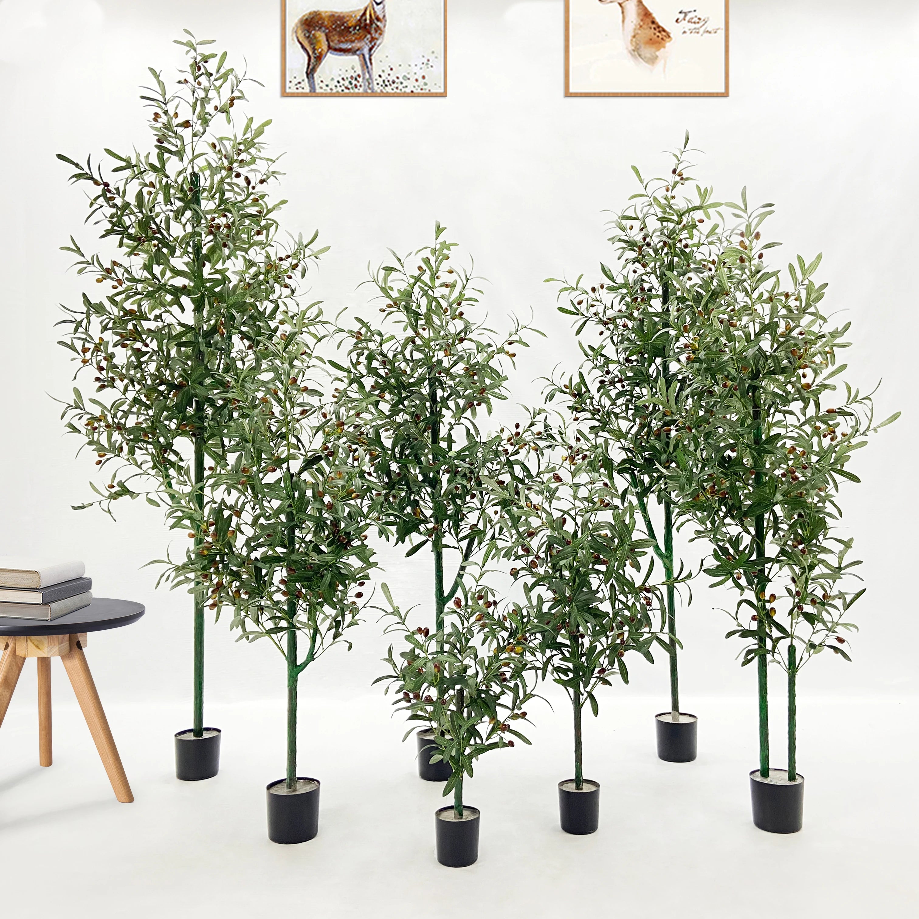 plante artificielle en pot pour décoration intérieure moderne - vue 2 sur 12