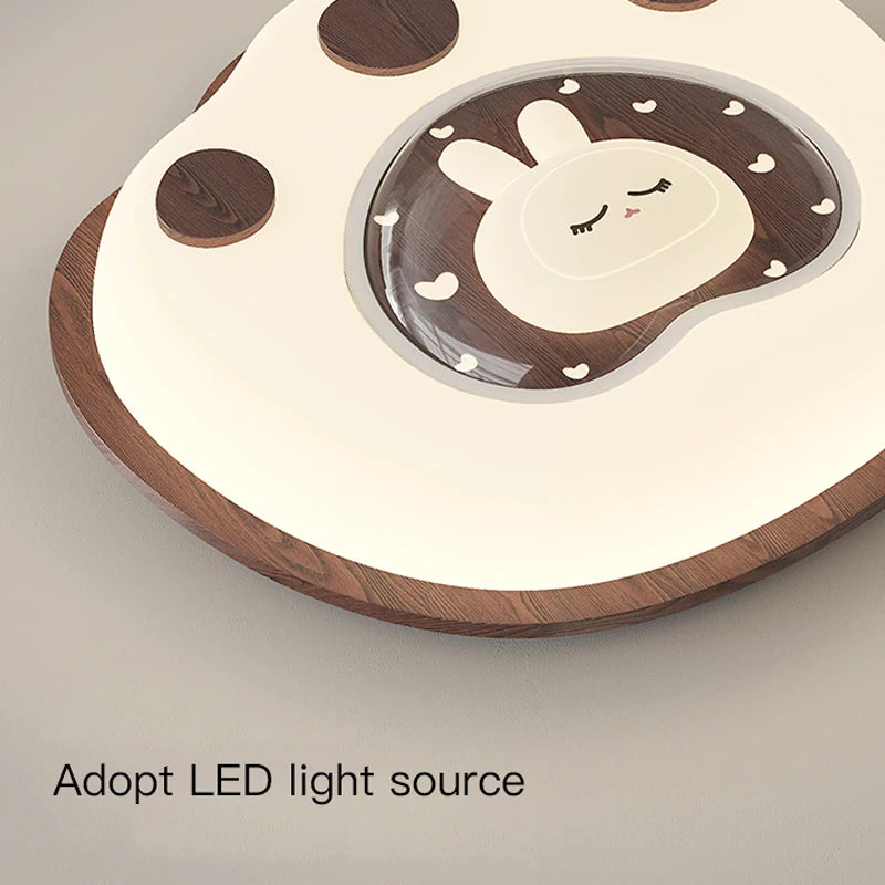 lustre led créatif animaux chat pour enfants - vue 5 sur 12
