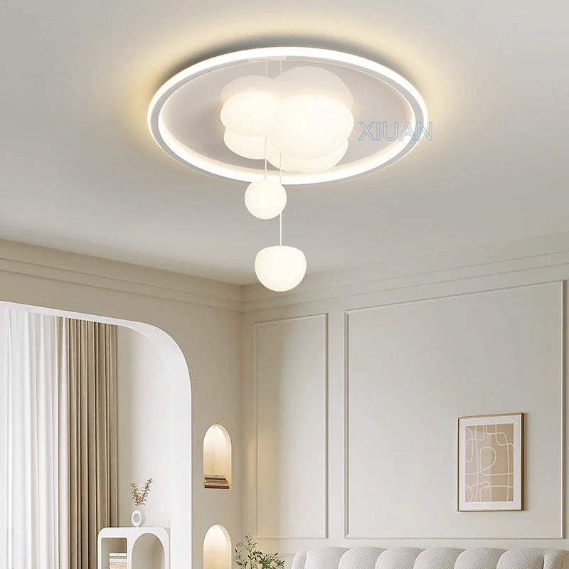 lustre romantique à bulles pour salon et bureau - vue 2 sur 19