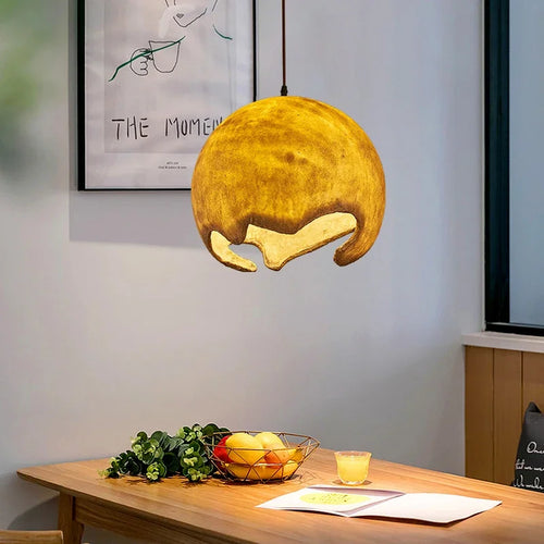 Restaurant Dining Island LED Chandelier Modern Cafe Bar Study Bedroom Light Wabi Sabi Personality Indoor Home Decor Hanging Lamp - vue 4 sur 12