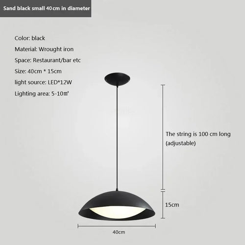 suspension moderne en fer minimaliste pour intérieur - vue 11 sur 10