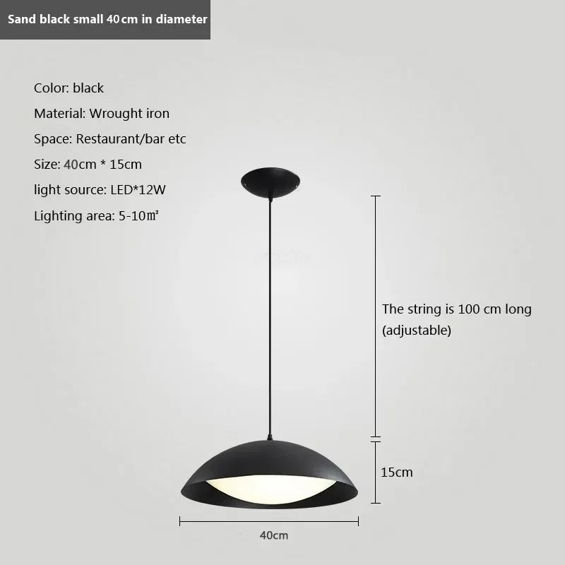 suspension moderne en fer minimaliste pour intérieur - vue 10 sur 10
