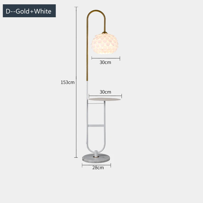 lampadaire en acrylique design pour un éclairage moderne intérieur - vue 9 sur 15