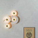 Applique murale LED en marbre naturel