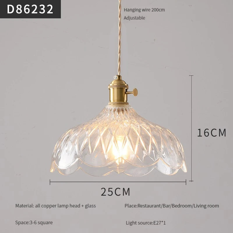 suspension moderne en laiton et verre pour intérieur - vue 18 sur 30