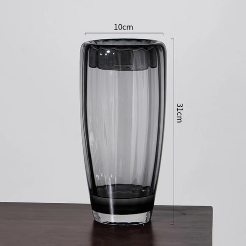 vase en verre pour arrangement floral et décoration élégante - vue 8 sur 10