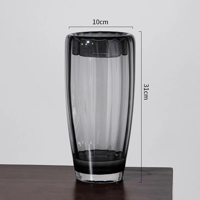 vase en verre pour arrangement floral et décoration élégante - vue 7 sur 10