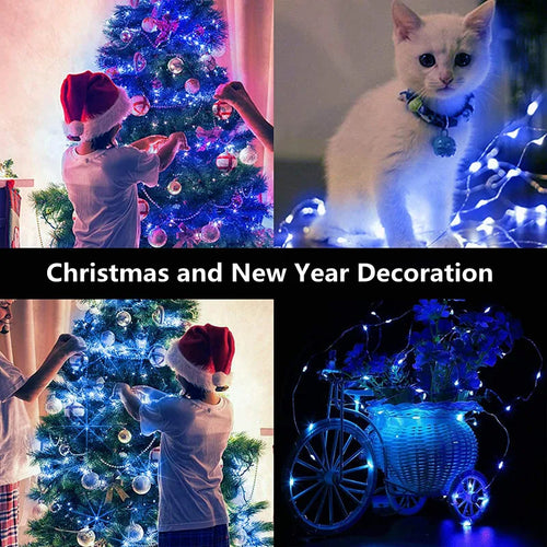 lot de 5 guirlandes lumineuses à led pour décorations festives - vue 6 sur 11