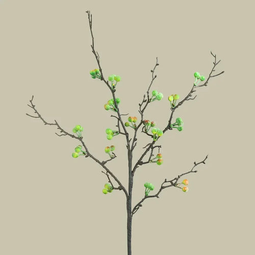 plantes artificielles de houx pour décoration florale et table