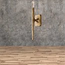 applique murale led en bronze avec cristal pour éclairage décoratif