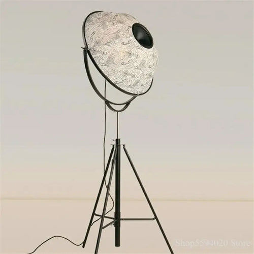 lampadaire loft trépied led réglable forme satellite - vue 4 sur 7