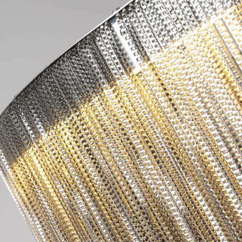lustre suspendu à pampilles led avec intensité variable et télécommande - vue 5 sur 23