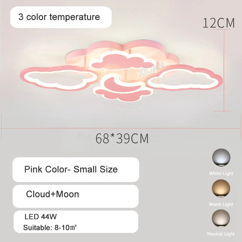 Plafonniers pour chambre d'enfant Pépinière LED Princesse Bébé - vue 17 sur 25